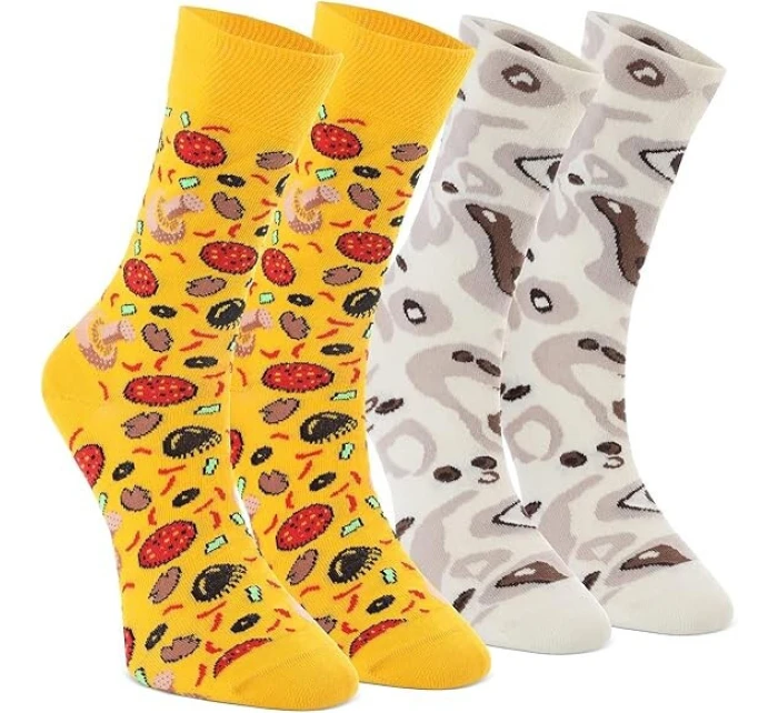 Pánske ponožky Pizza Multicolour - Crea Socks