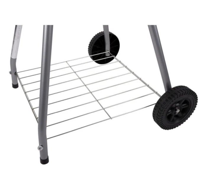 GUĽOVÝ ZÁHRADNÝ GRIL REX STEEL 46CM S POPOLNÍKOM