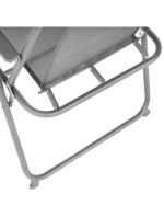 SADA ZÁHRADNÉHO NÁBYTKU OKRÚHLY STÔL 4 STOLIČKY A SLNEČNÍK TMAVOSIVÁ