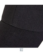 6 panelová kšiltovka anthracite melange model 22500708 - NEOBLU 6 panelová kšiltovka anthracite melange model 22500708 - NEOBLU