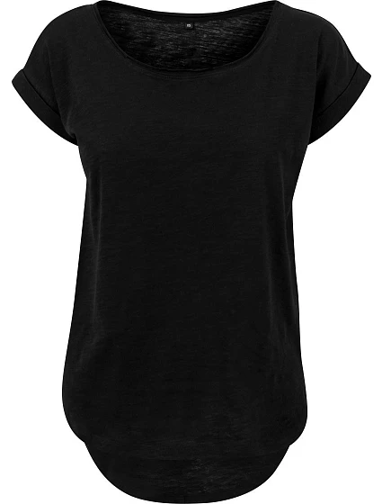 Build your Brand BY 036 Dámske tričko so sloganom 56.0036 čierne Build your Brand BY 036 Dámske tričko so sloganom 56.0036 čierne