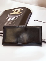 Portfel Damski Z Eko Skóry Czarny Kalinessa