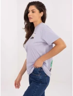 T shirt model 21253032 jasny fioletowy - FPrice