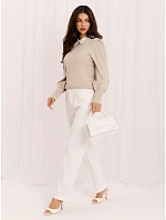 Sweter IR SW model 22401157 beżowy - FPrice Sweter IR SW model 22401157 beżowy - FPrice
