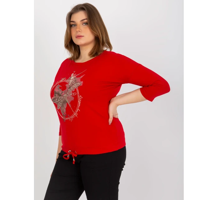 Blúzka RV BZ 8455.39 červená Blúzka RV BZ 8455.39 červená