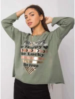 Dámská bavlněná halenka s potiskem model 16307015 - FPrice