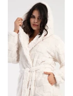 Dámsky krátky župan s kapucňou Karolína