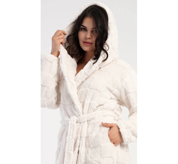 Dámsky krátky župan s kapucňou Karolína