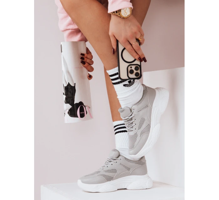 Dámske sivé tenisky RISNA FashionStreet ZY0109