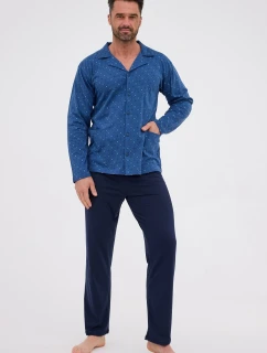 Cornette pyžamo 114/78 dlhé/r S-2XL pánske bez zipsu