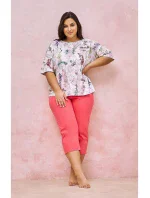 Dámske pyžamo 3156 Olive - TARO Dámske pyžamo 3156 Olive - TARO