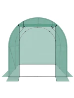 ZÁHRADNÝ TUNEL 200x200x200CM PE KONŠTRUKCIA ZELENÁ OCEL