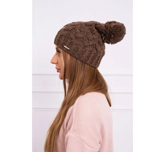 Fleecová čiapka Waleria K307 cappuccino Fleecová čiapka Waleria K307 cappuccino