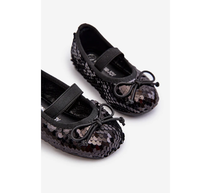 Dětské zdobené flitry Černé model 21663319 - Boto