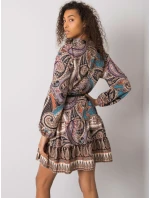 Šaty DHJ SK 15053.61 čierna a béžová Šaty DHJ SK 15053.61 čierna a béžová