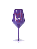 Personalizovaná nerozbitná sklenice - iniciály v srdci Personalizovaná nerozbitná sklenice - iniciály v srdci