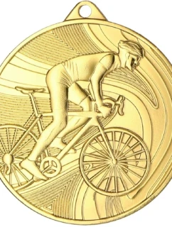 Zlatá medaila - cyklistika - oceľová medaila