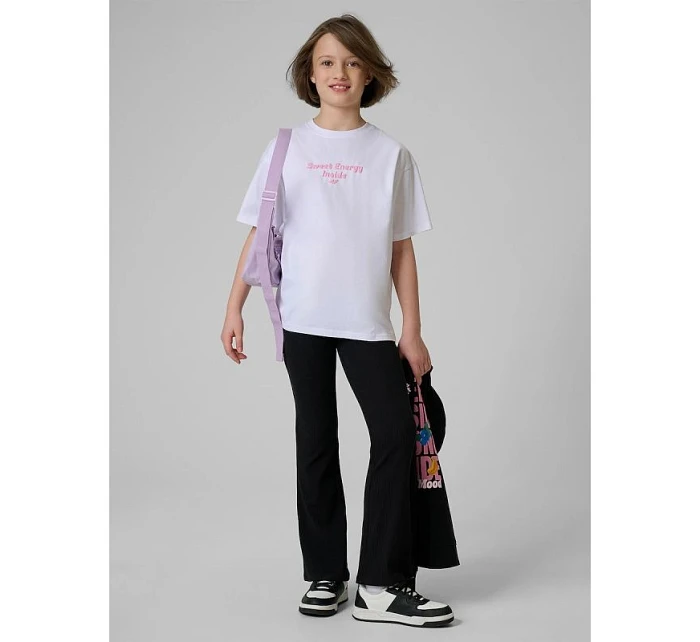 Dívčí volné tričko s potiskem 4F model 22088574 - Hikvision