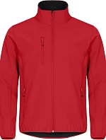 Clique Classic Softshell Jkt M Pánska 3-vrstvová softshellová bunda 67.0910 červená