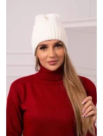 Dámska čiapka Irmina K333 ecru Dámska čiapka Irmina K333 ecru