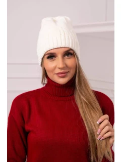Dámska čiapka Irmina K333 ecru
