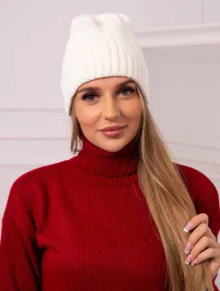 Dámská čepice Irmina model 18751865 ecru - K-Fashion