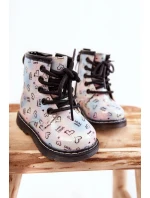 Dziecięce Botki Brokatowe We Wzory Wielokolorowe Reggie Dziecięce Botki Brokatowe We Wzory Wielokolorowe Reggie