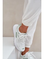 Buty Sportowe Damskie Big Star NN274A095 HI-POLY SYSTEM Biało-Zielone Buty Sportowe Damskie Big Star NN274A095 HI-POLY SYSTEM Biało-Zielone