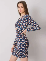 Šaty DHJ SK model 17544477 tmavě modrá - FPrice Šaty DHJ SK model 17544477 tmavě modrá - FPrice