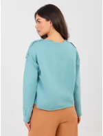 Mikina NS BL NS2553.16 tyrkysová