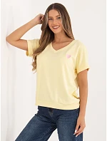 Blúzka RV BZ A1259.01P svetložltá