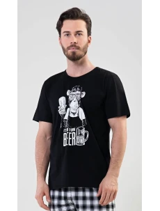 Pánske pyžamo šortky Opice