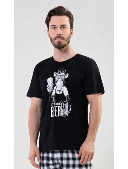 Pánske pyžamo šortky Opice Pánske pyžamo šortky Opice