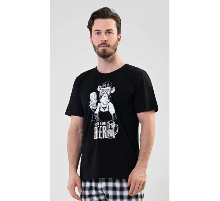 Pánske pyžamo šortky Opice Pánske pyžamo šortky Opice