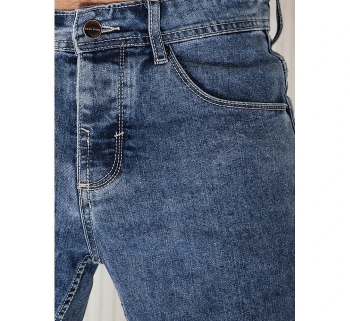 Pánske modré džínsové nohavice FashionStreet UX4238