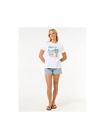 Tričko RIP CURL Crystal Standard Tee, biele Tričko RIP CURL Crystal Standard Tee, biele