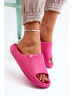 Lekkie Klapki Damskie Big Star NN274A041 Fuksja