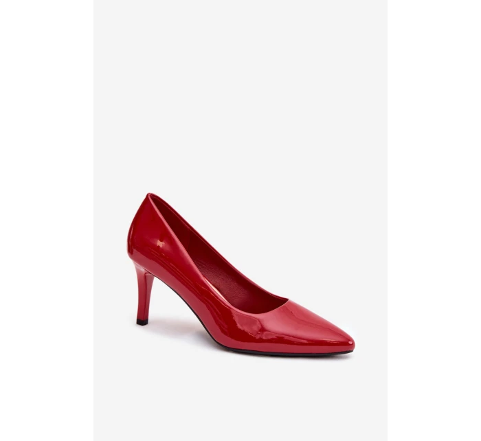 Lakované Lodičky Sergio Leone 1336 Červené