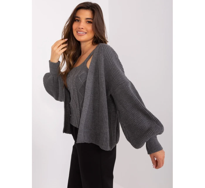 Komplet BA KMPL model 19011892 ciemny szary - FPrice Komplet BA KMPL model 19011892 ciemny szary - FPrice