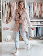 Dámska prechodná prešívaná vesta OLINVIA ružová FashionStreet TY4885 Dámska prechodná prešívaná vesta OLINVIA ružová FashionStreet TY4885