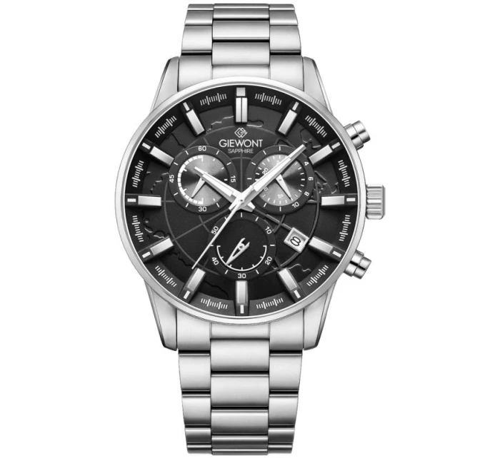 Pánské hodinky Chronograph Sapphire Silver model 21807513 - Giewont Pánské hodinky Chronograph Sapphire Silver model 21807513 - Giewont