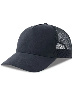 Atlantis Headwear Rapper Suede-S 5-panelová truckerová čiapka 33.0261 námornícka modrá