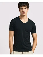 Promodoro 3082 Pánske tričko „Slim Fit“ s výstrihom do V 40.3082 čierne Promodoro 3082 Pánske tričko „Slim Fit“ s výstrihom do V 40.3082 čierne