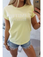 Limitovaná edice model 18743056 světle žlutá - K-Fashion