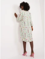 Šaty D73771M30430A pistáciové