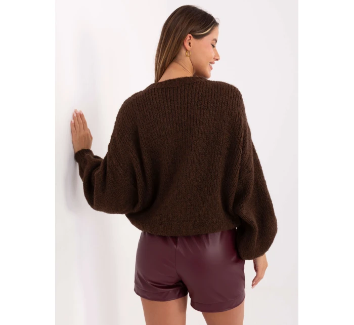 Jumper MI SW 1909.21 tmavohnedý