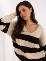 Sweter MI SW model 21776397 beżowy - FPrice Sweter MI SW model 21776397 beżowy - FPrice