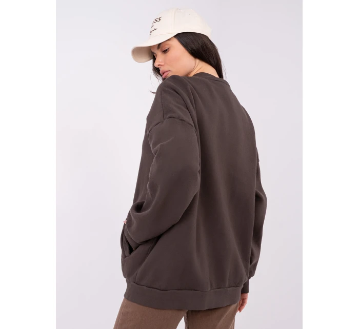 Bluza WT BL model 21834223 ciemny brązowy - FPrice