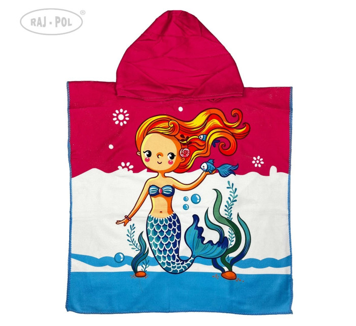 Raj-Pol Plážové pončo uterák Mermaid Multicolour