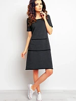 Denné šaty model M073 tmavomodré - Infinite You